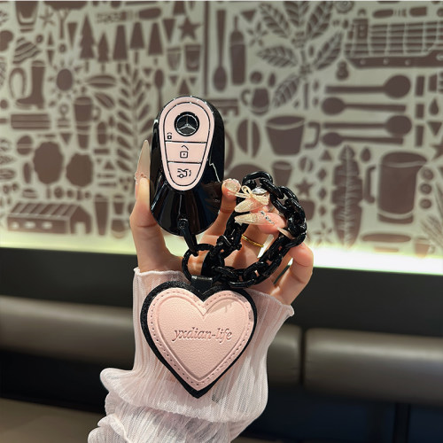 适用于25款奔驰E300钥匙套C260L壳/C级扣新S级S400L包S450L车包