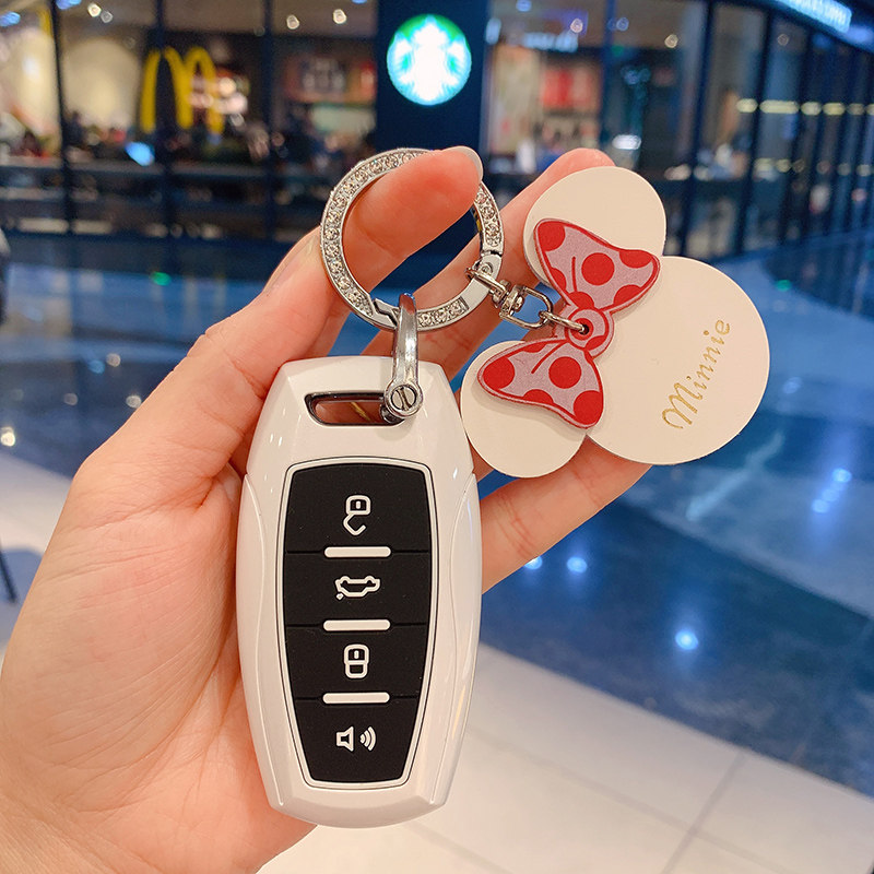 欧拉猫钥匙款黑猫白猫汽车遥控钥匙包扣壳女款,汽车用品/电子/清洗/改装,车用钥匙包,淘宝优惠券,粉丝福利购,淘宝优惠卷