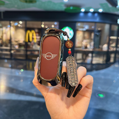 适用25款宝马mini钥匙套新能源countryman壳cooper扣电动迷你男女