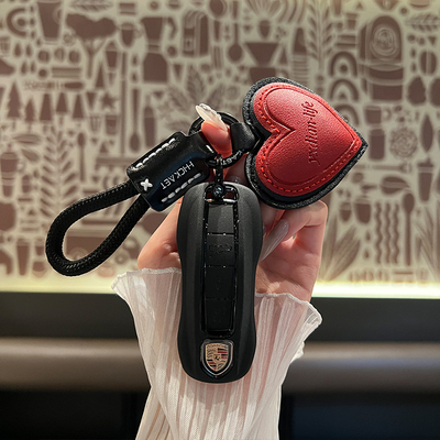 保时捷钥匙壳卡宴macan帕拉梅拉718钥匙扣911taycan钥匙套992