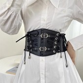 裙装 ins风女士腰封绑带宽腰带系带塑身时尚 外穿配饰衬衫 饰皮带
