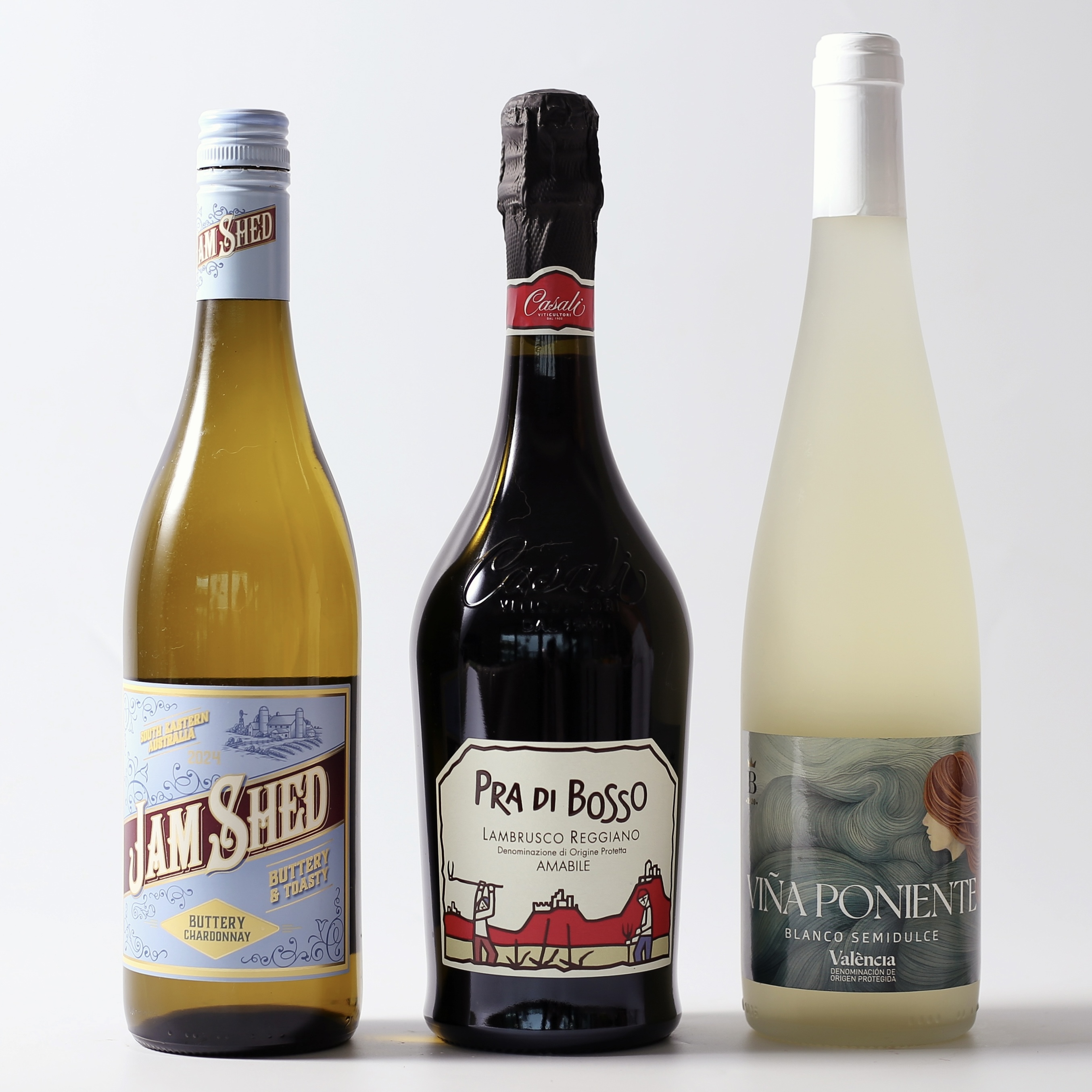 微甜三剑客｜波索童话红标半甜红 烤面包半干白 蓓尼半甜白葡萄酒