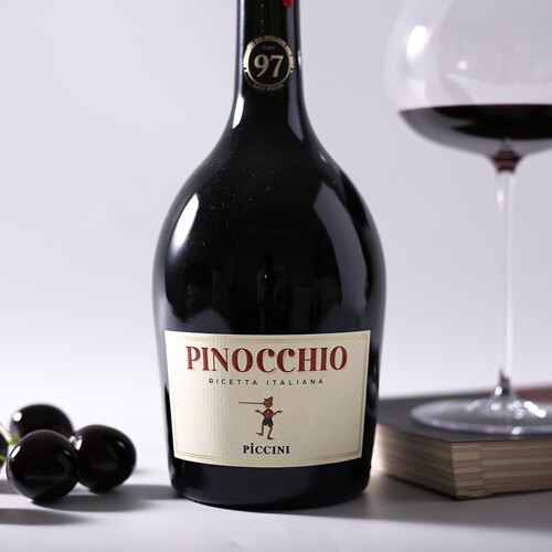 高分金奖！意大利彼奇尼匹诺曹奇遇半甜红葡萄酒 pinocchio｜13度