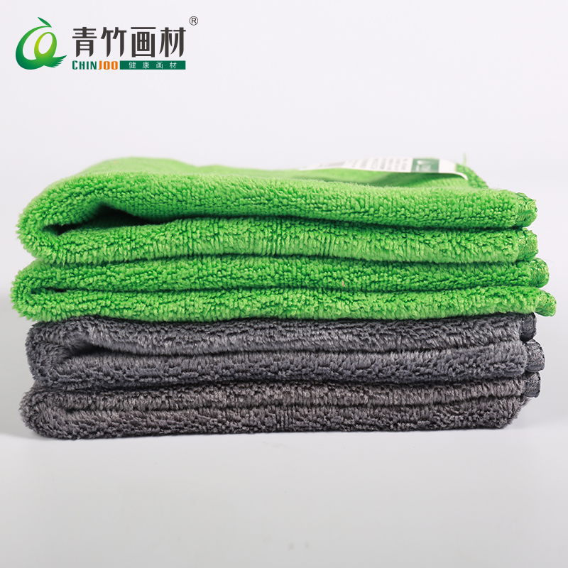 美术毛巾吸水方巾初学者学生绘画擦洗毛巾颜料盒画笔画架擦拭毛巾