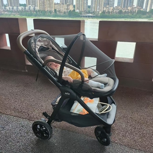 适用Joie巧儿宜Finiti双向灵动aprica康贝婴儿推车蚊帐防蚊虫配件