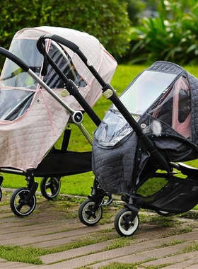 博格步bugaboo婴儿推车保暖加厚防风防雨罩bee3/5防飞沫bee6雨衣