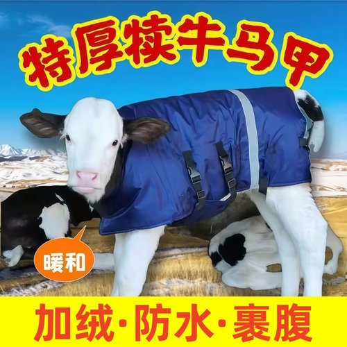 犊牛马甲加大加厚防水防寒保暖衣