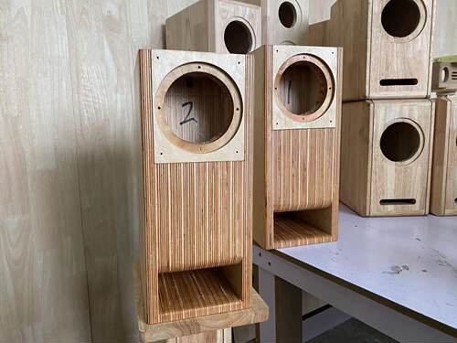 手工定制迷宫实木空箱体HiFi音箱