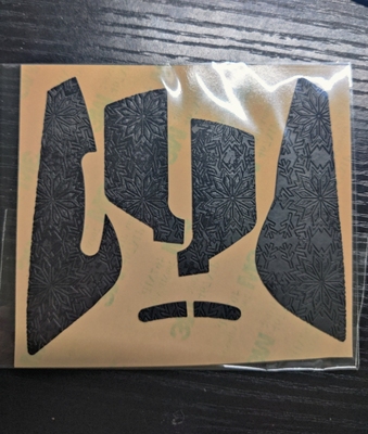 毒蝰minise版雪花纹鼠标防滑贴 镁铝合金版