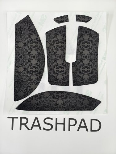 蝰蛇V4 Pro鼠标防滑贴雪花纹聚氨酯0.45mm