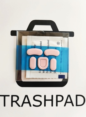 毒蝰minise鼠标脚贴 粉狐黑涩特氟龙 防塌陷