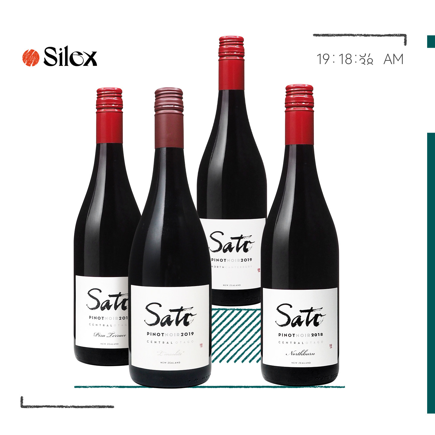 新西兰Sato山朵酒庄旗舰款岚舍园/诺本园/壁舍园黑皮诺干红葡萄酒
