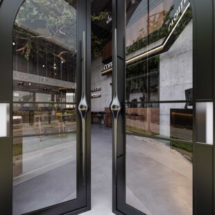 门把手拉手法式 定制别墅酒店用高级 欧式 葫芦形异形大门把手洋式