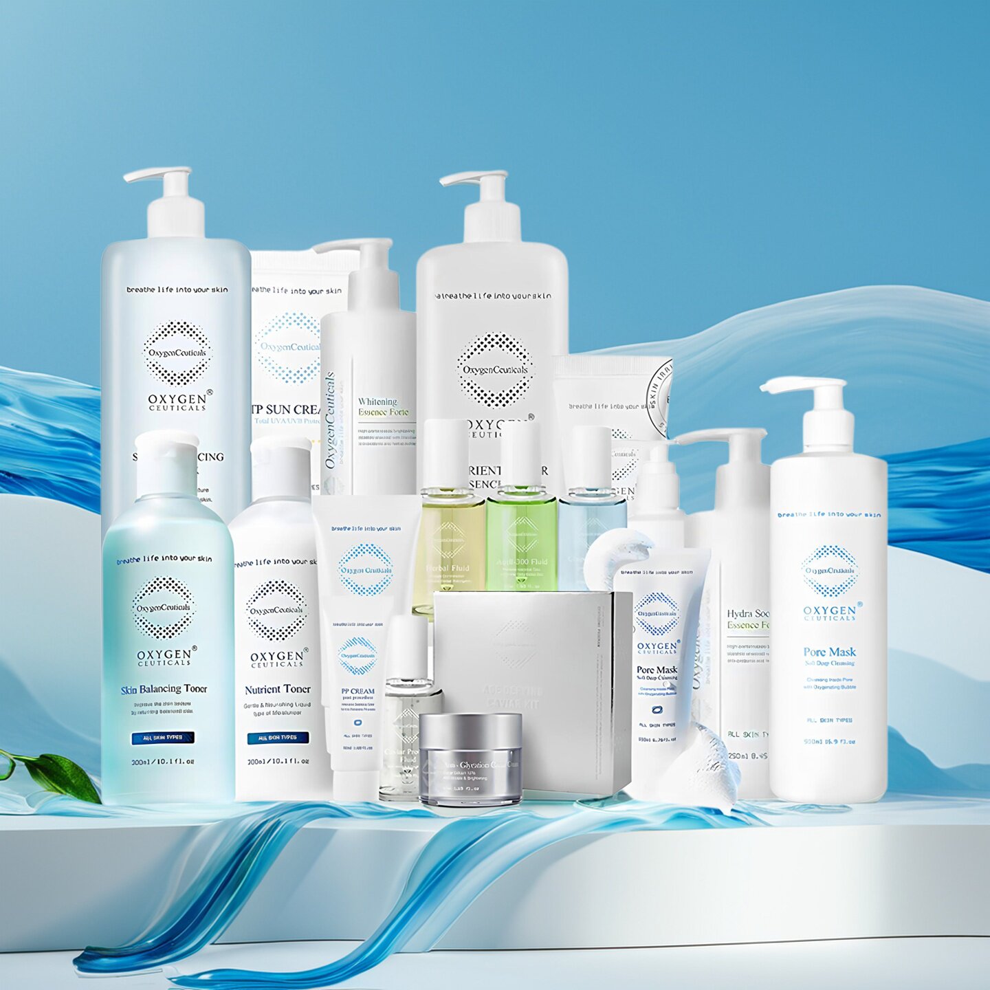 氧丽可丝ph平衡爽肤水韩国院线护肤品安瓶面膜cc面霜pp精华护肤水