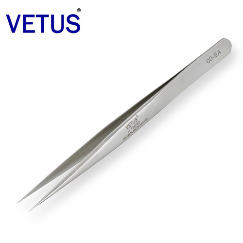 VETUS OO-SA高精密镊子 302不锈钢防磁防酸不生锈（135mm）镊子
