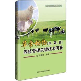 草食动物(牛、羊、兔)养殖管理关键技术问答 吕建秋 著 吕建秋 编 养殖 专业科技 中国农业科学技术出版社 9787511638939 图书