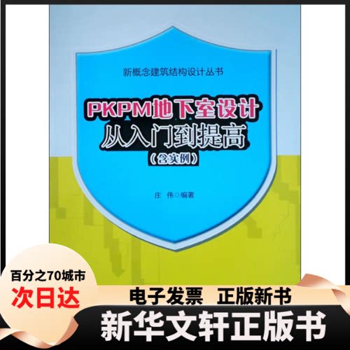 【新华书店】 PKPM地下室设计从入门到提高(含实例) 庄伟 著 中国建筑工业出版社