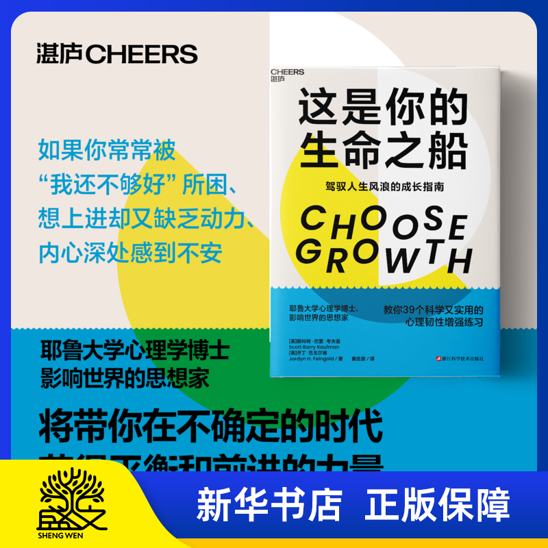 这是你的生命之船 驾驭人生风浪的成长指南 耶鲁大学心理学博士 影响世界的思想家 教你39个科学又实用的心理韧性增强练习