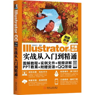 Illustrator CC平面设计实战从入门到精通 视频自学全彩版图形图像