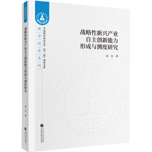 战略新兴产业自主创新能力形成与测度研究 高杰 中国财政经济出版社一 新华书店正版