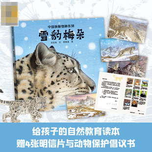雪豹梅朵给孩子的自然教育读本！一只雪豹的独立之旅，生动