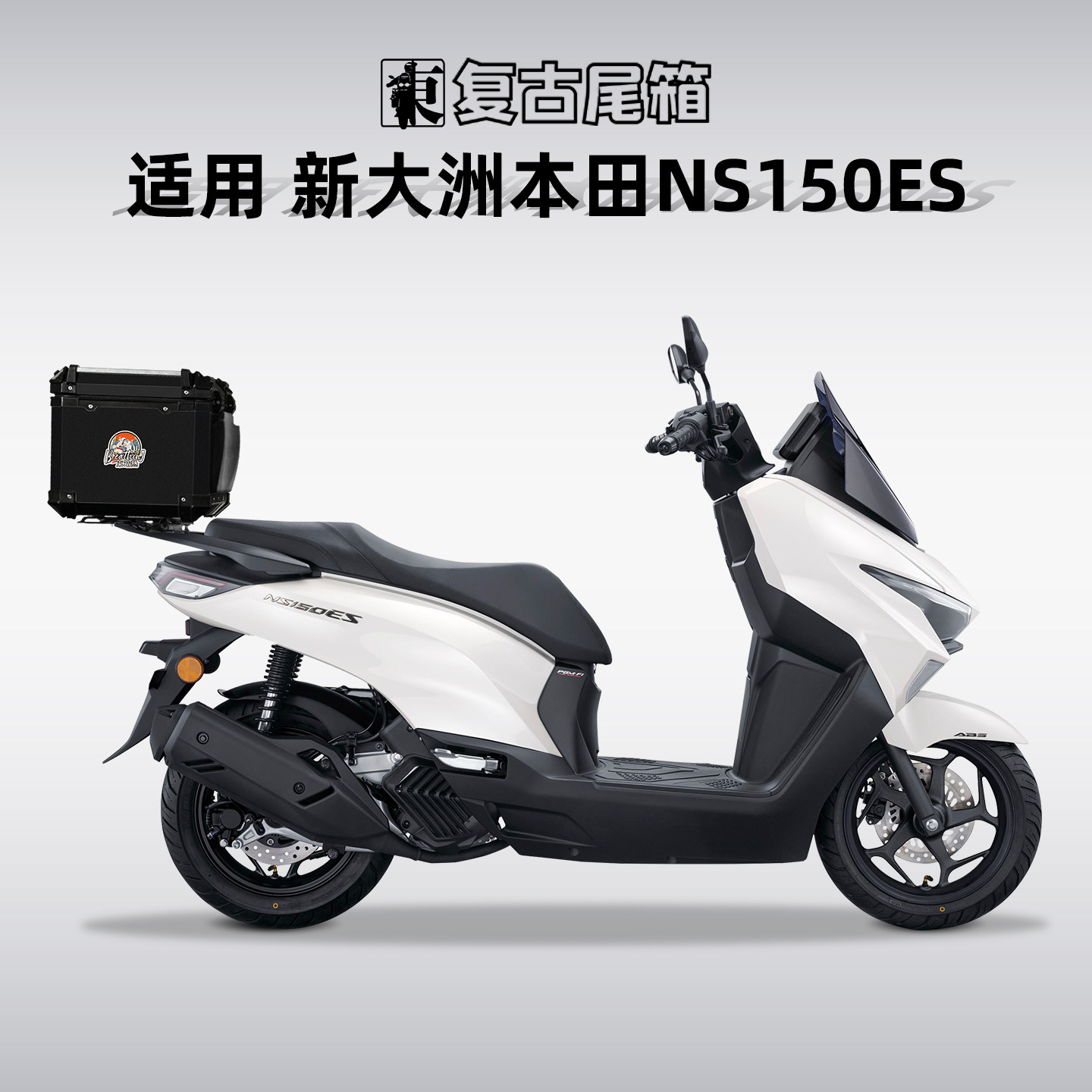 适用新大洲本田NS150ES尾箱铝合金摩托车后备箱后尾箱专用尾架