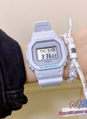 新款CASIO卡西欧G-SHOCK三色男方块防水运动潮表 DW-5600SC-2/4/8