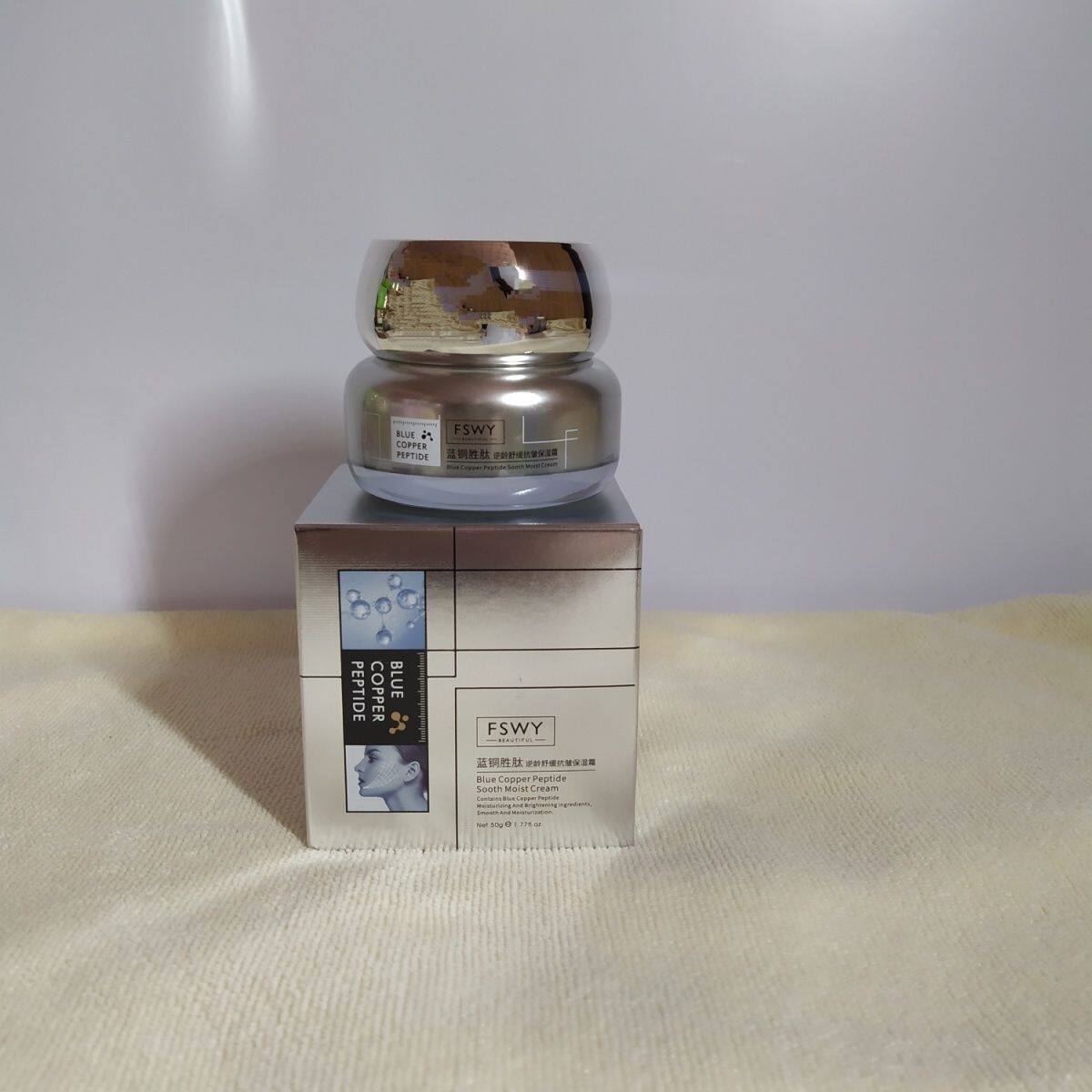 妃丝物语蓝铜胜肽逆龄舒缓抗皱保湿霜50g