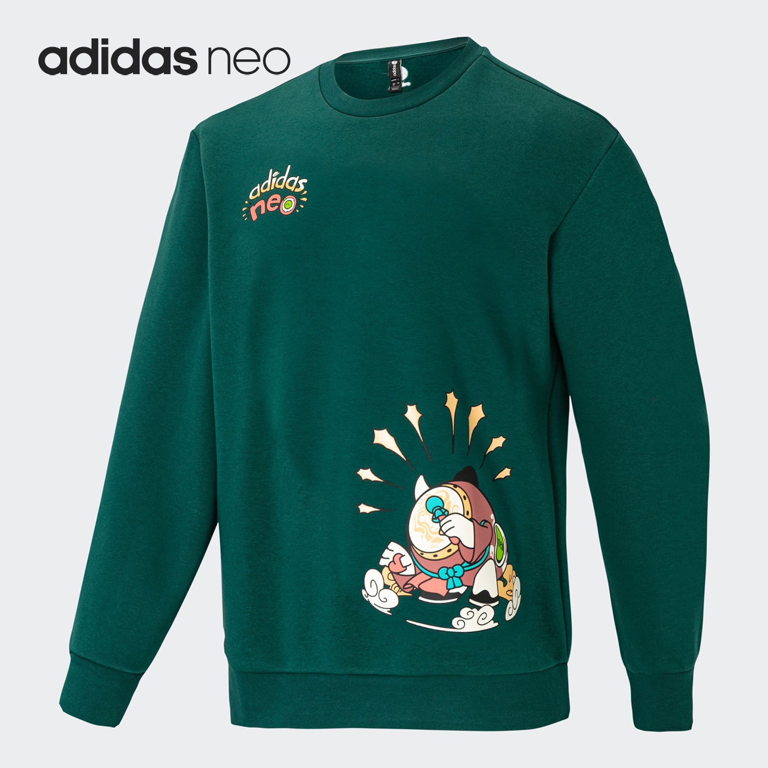 Adidas阿迪达斯男女圆领运动卫衣