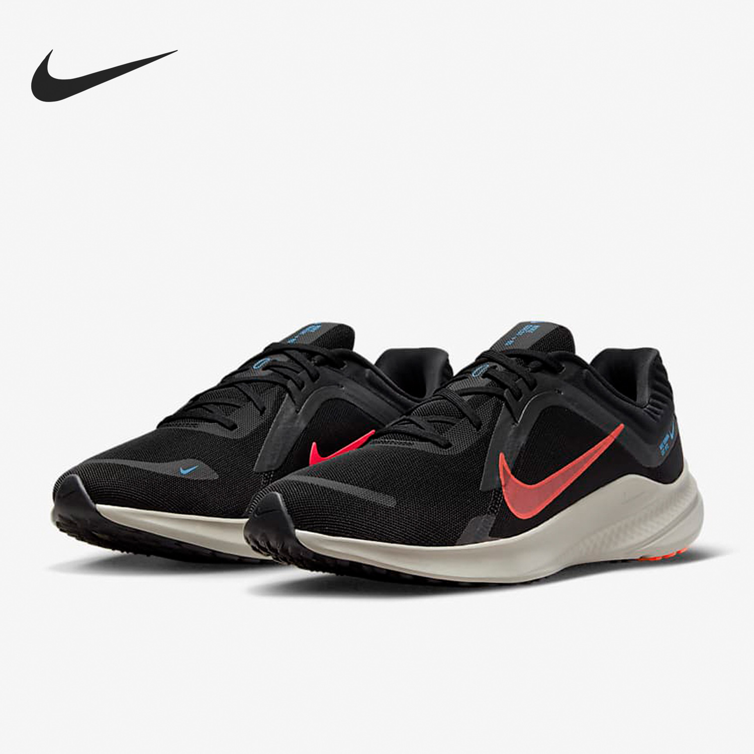 Nike/耐克正品Quest 5新款男子耐磨透气轻盈缓震跑步鞋DD0204-005