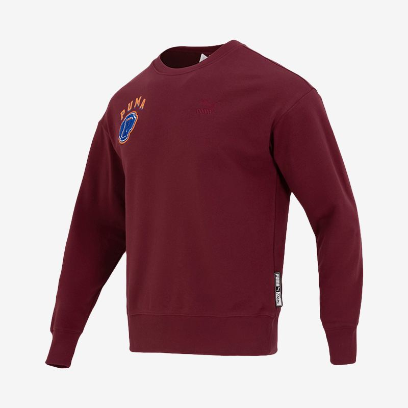 Puma/彪马正品2023春季新款男女运动休闲宽松圆领卫衣622275-42
