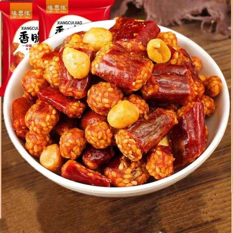 味思缘香脆椒花生香辣酥小包装休闲下酒即食网红油炸儿童零食解馋