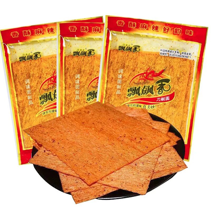 湖南许多才飘飚香刀削面辣条手撕麻辣片8090后儿时怀旧小吃零食品