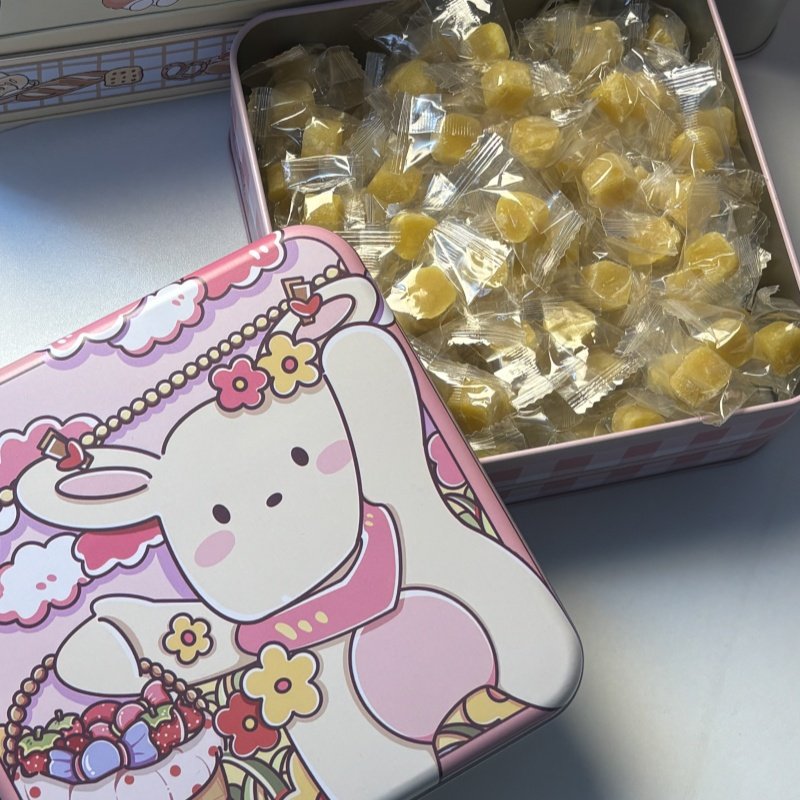 可爱铁盒装百草梨膏糖可爱甜美罐装送老师男女朋友伴手礼独立包装