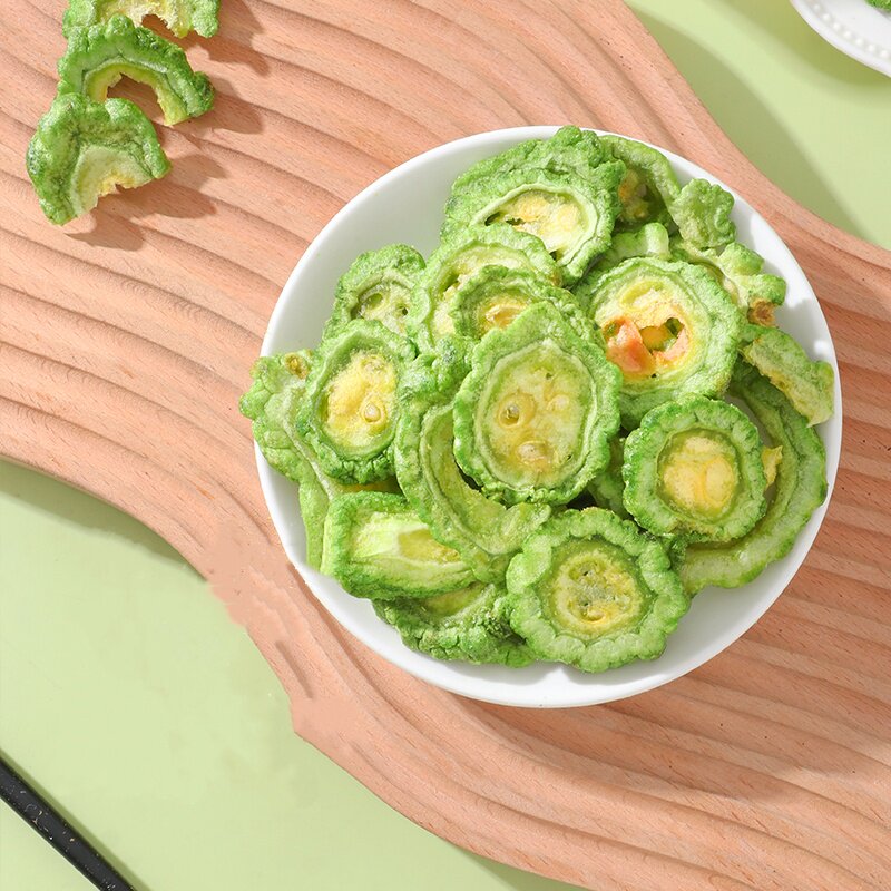 苦瓜脆片即食苦瓜片脱水蔬菜脆解馋充饥健康办公室零食小吃蔬果片