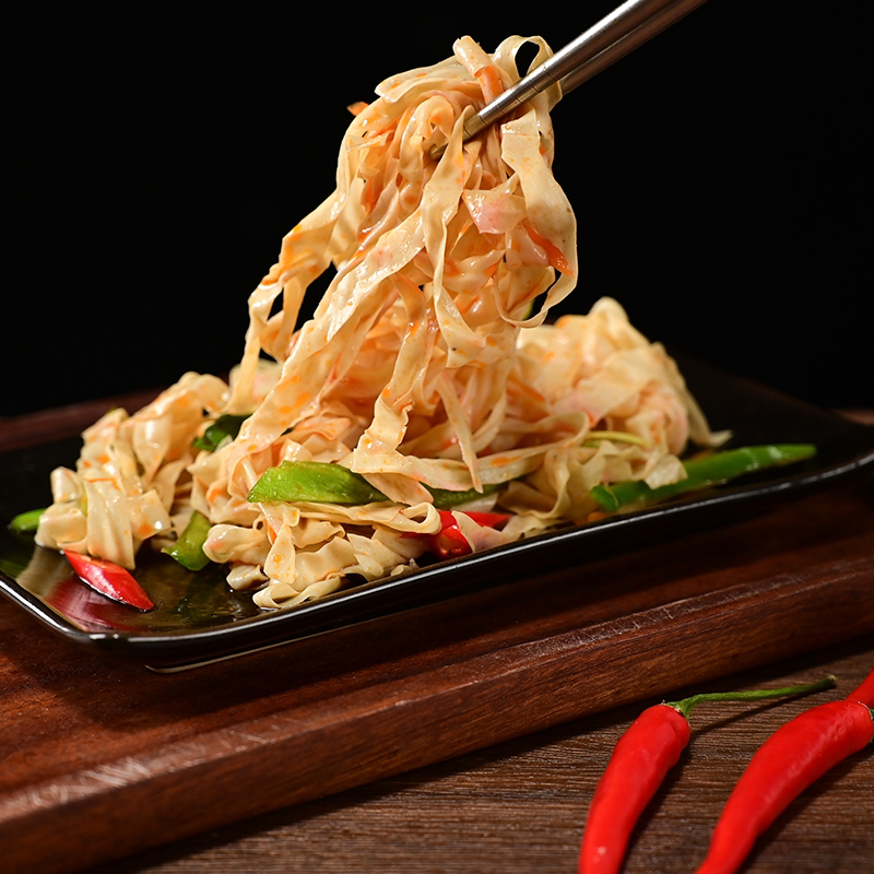 干货豆皮丝豆皮豆腐皮干货麻辣烫豆制品批发火锅食材特产大豆素肉