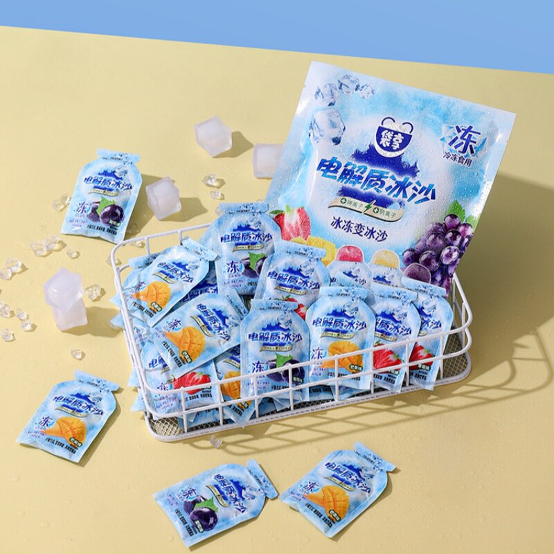 网红校园解馋混合口味电解质冰沙夏季冰镇果冻办公外出零食草莓味