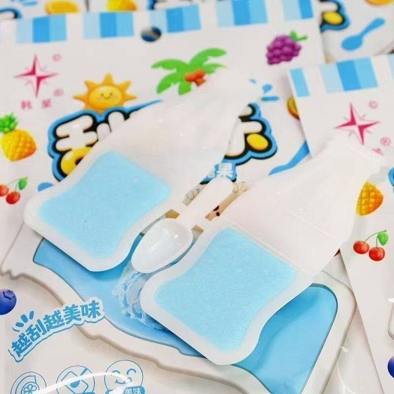 韩星刮刮乐混合水果风味网红休闲零食怀旧儿时童年趣味创意糖果