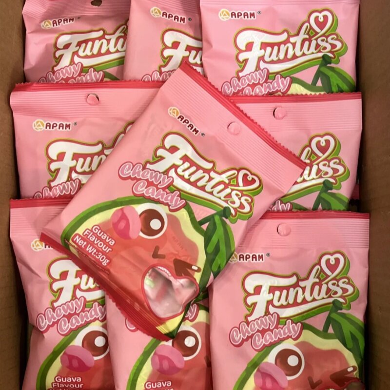 结婚喜糖果年货零食马来西亚进口欢特思水果软糖番石榴味黑加仑味
