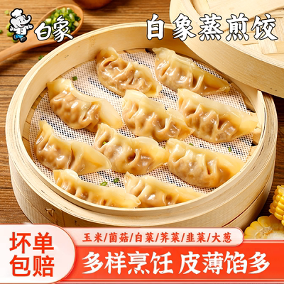白象蒸煎饺子多种口味冷链速发