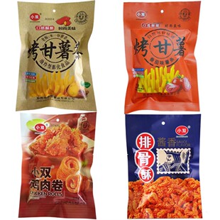 小双烤甘薯条香辣味薯片8090后儿时怀旧办公室休闲零食小双鸡肉卷