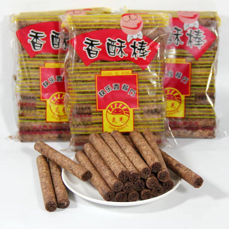 巧克力棒长条香酥棒办公室追剧70后8090后经典老式怀旧零食小卖部