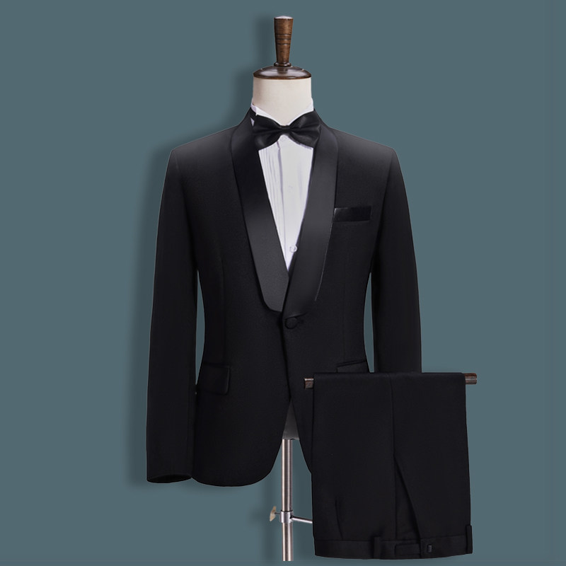 演出服男艺考西服歌手主持人礼服男士西装套装舞台表演大合唱服装