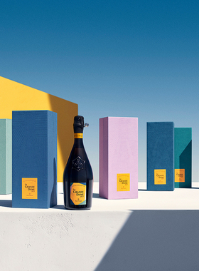 凯歌贵妇2015年份香槟艺术家限量礼盒 法国进口高级香槟