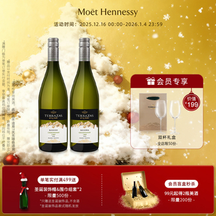 官方直营 台阶安第斯山脉典藏霞多丽干白葡萄酒阿根廷750ml