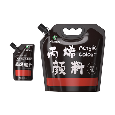 马利丙烯颜料100ml袋装1L墙绘用