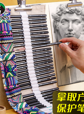 马利牌铅笔素描工具套装初学者入门基础炭笔全套学生用2bH美术生用品4b绘画专业专用画画速写画笔8b马力2比hb