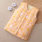 纯棉花手工马甲中大童保暖坎肩 秋冬季 男女童小孩内外穿加厚马夹