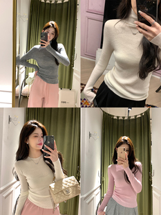 alex 女磨毛長袖 春秋季 內搭緊身保暖上衣t恤 stevens針織打底衫