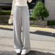 宽松长裤 alex 女秋季 高腰显瘦直筒裤 stevens 垂感运动抽绳休闲裤
